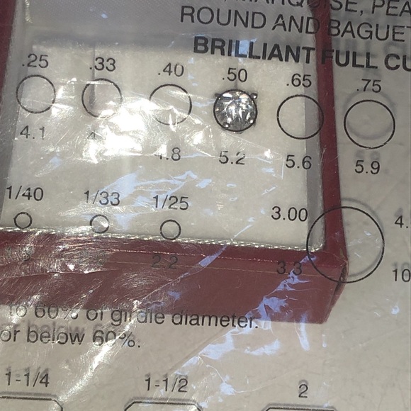 Single (1) Heart Cut CZ Diamond 1/2CT Solitaire Unisex Silver Stud Earring - Picture 9 of 15